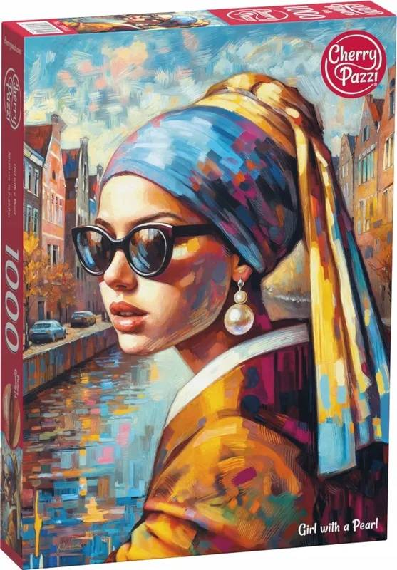 Puzzle 1000 elementów Cherry Pazzi Girl with a Pearl Dziewczyna z Perłą
