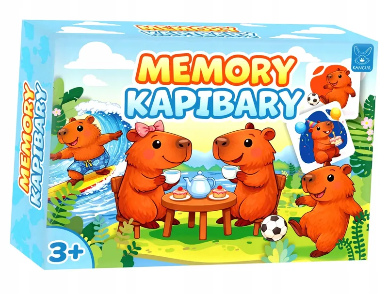 Gra planszowa memory kapibary kangur