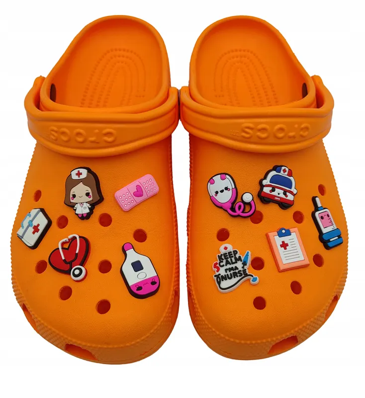 Przypinki do Crocs Medyczne Pielęgniarki Lekarz Zestaw 10 szt.