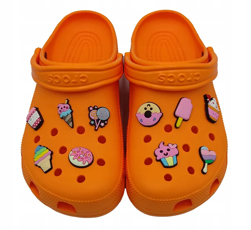 Przypinki do Crocs Słodycze Lody Donut Zestaw 10 szt. – Ozdoby Pin