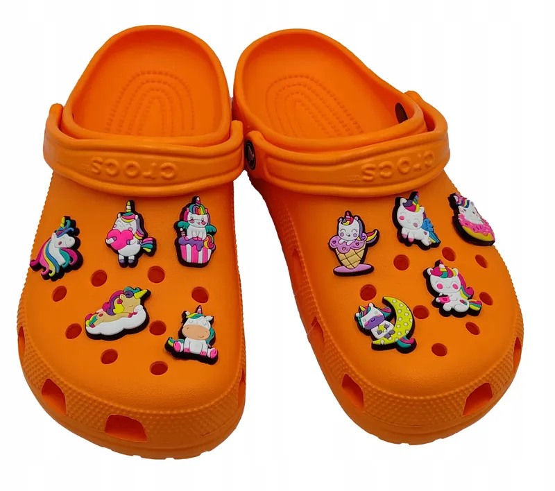 Przypinki do Crocs Jednorożec Kolorowe Zestaw 10 szt. – Ozdoby Pin