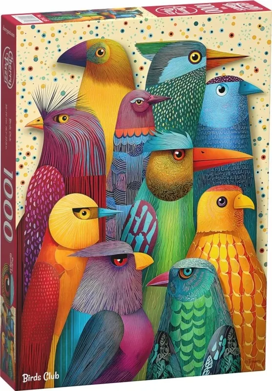 Puzzle 1000 elementów Cherry Pazzi Birds Club Ptaki