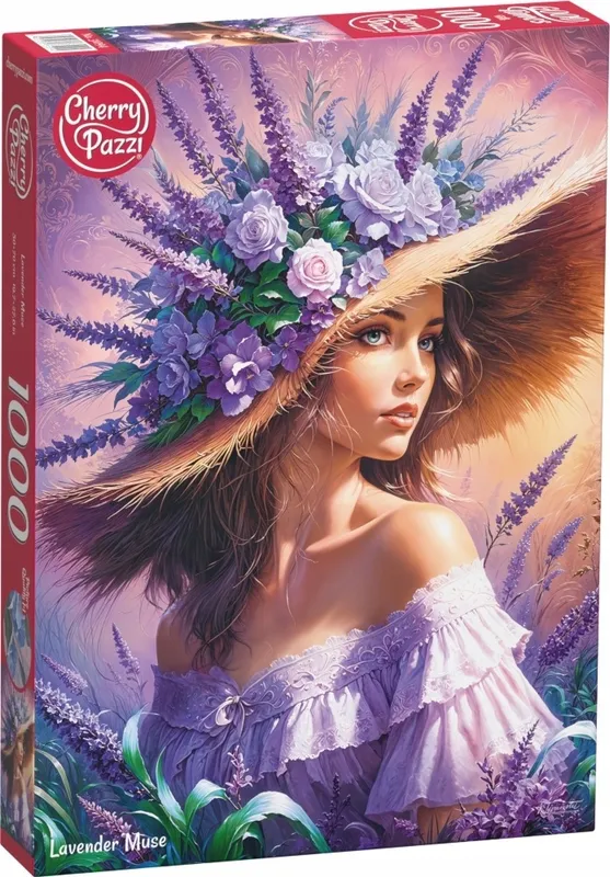 Puzzle 1000 elementów Cherry Pazzi Lavender Muse Lawendowa Muza
