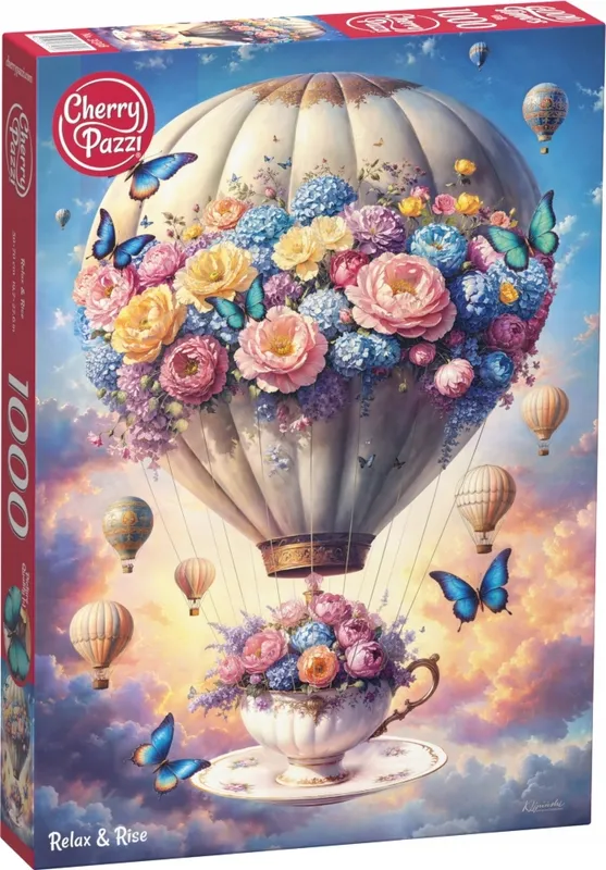 Puzzle 1000 elementów Cherry Pazzi Relax & Rise Balon Kapadocja