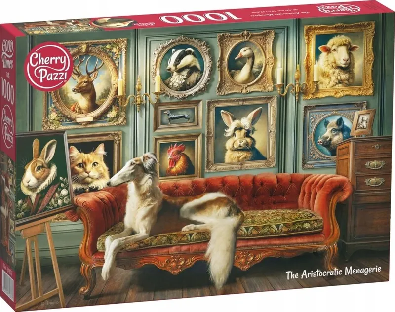Puzzle 1000 elementów CherryPazzi The Aristocratic Menagerie