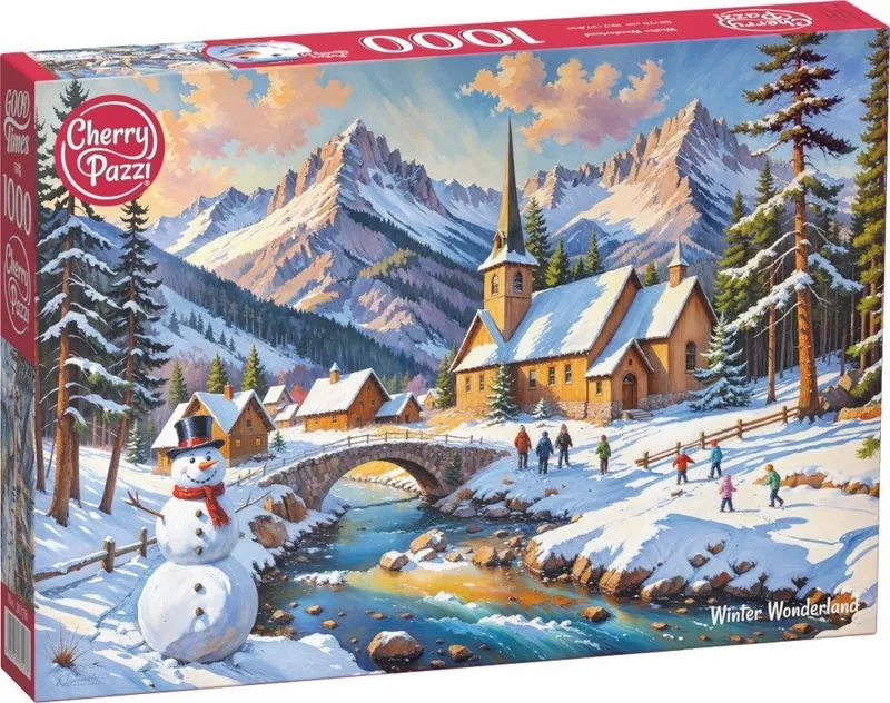 Puzzle 1000 elementów Cherry Pazzi Winter Wonderland Zimowa Kraina