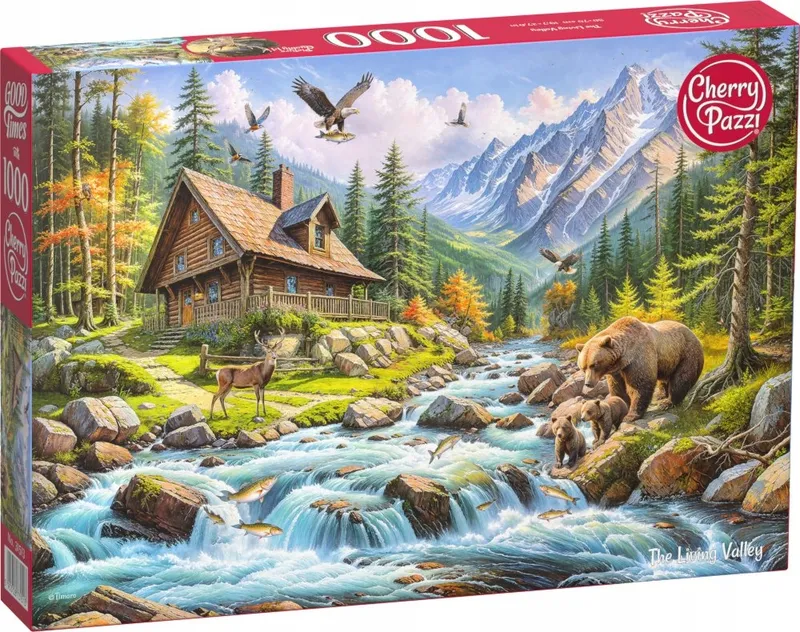 Puzzle 1000 elementów Cherry Pazzi The Living Valley Krajobraz Górski