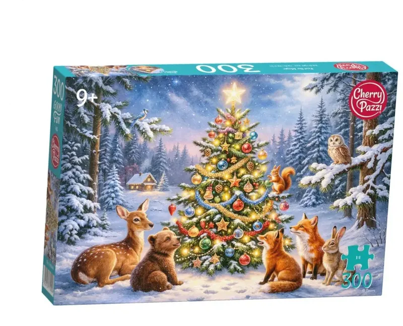 Puzzle 300 elementów Cherry Pazzi Feel the Magic choinka w lesie
