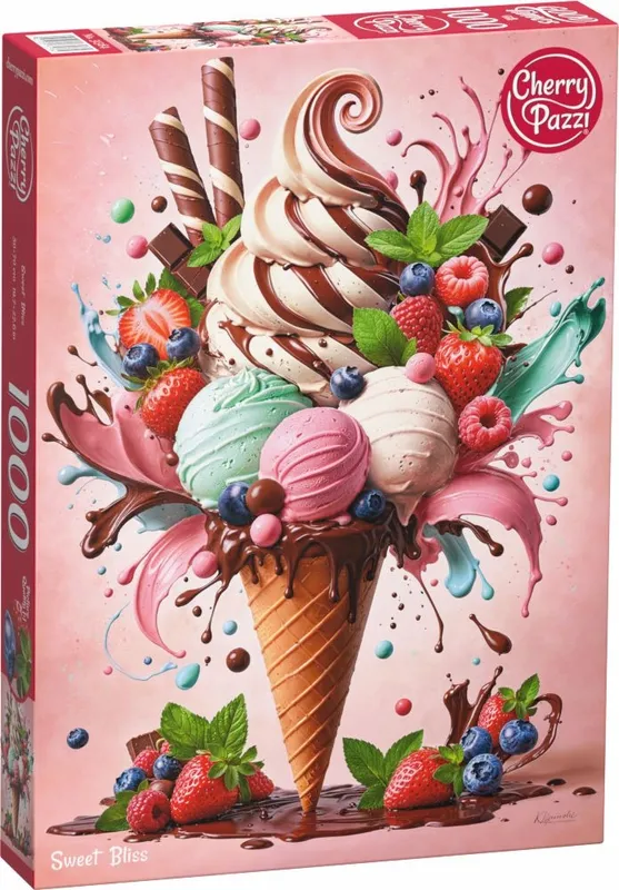 Puzzle 1000 CherryPazzi Sweet Bliss Lody – Słodki Błogostan 31384