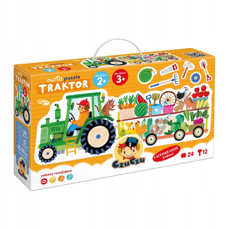 Puzzle czuczu moto puzzle 24 elementów traktor
