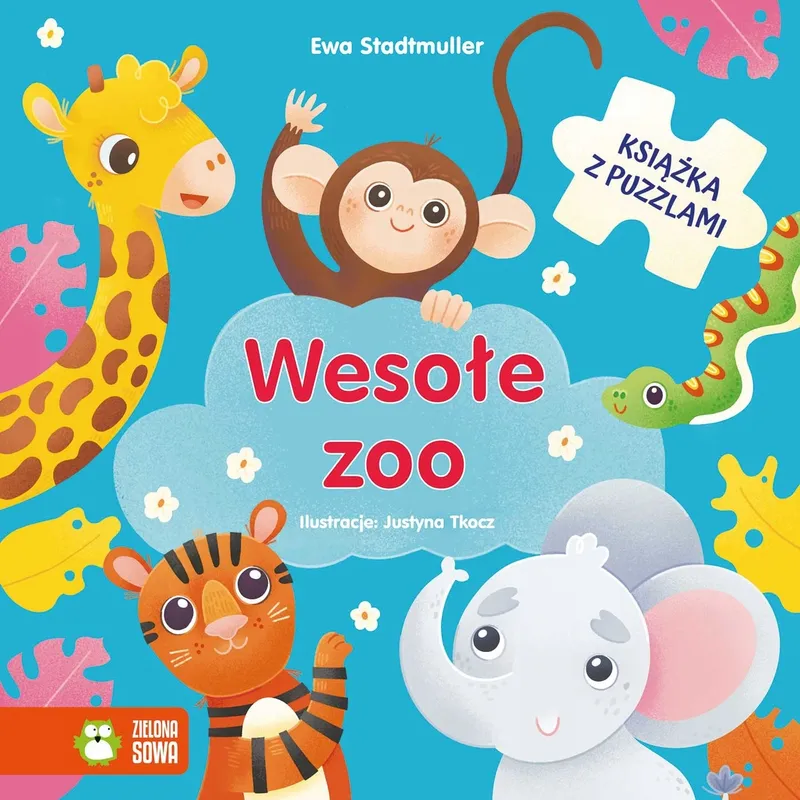 Wesołe Zoo - Książka z puzzlami - Ewa Stadtmüller