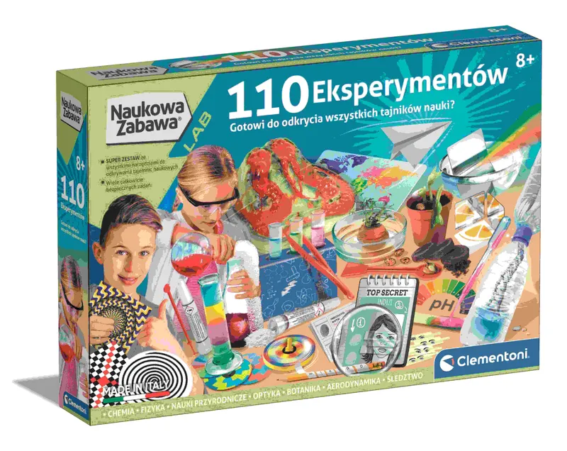 110 eksperymentów Clementoni 50720