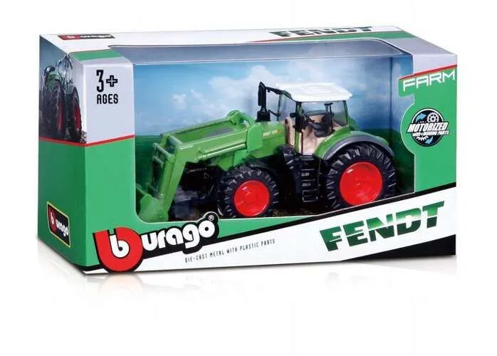 Bburago Traktor Fendt 1050 Vario z ładowarką 31636