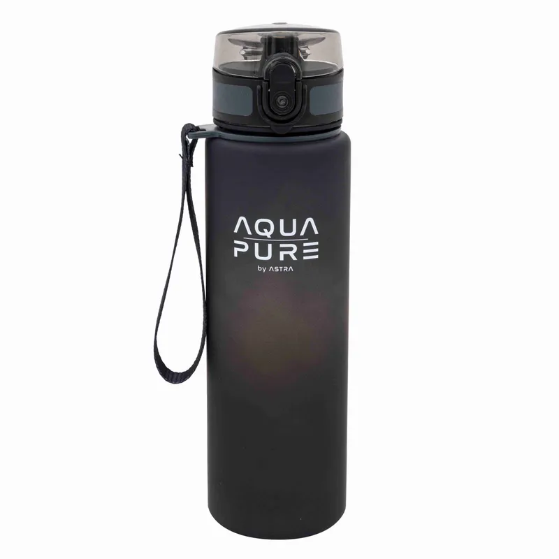 Bidon 600ml Aqua Pure grey/black