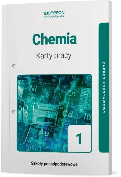 Chemia karty pracy ucznia 1, liceum i technikum, Operon