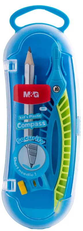 Cyrkiel szkolny z ołówkiem 29cm plastikowy MG