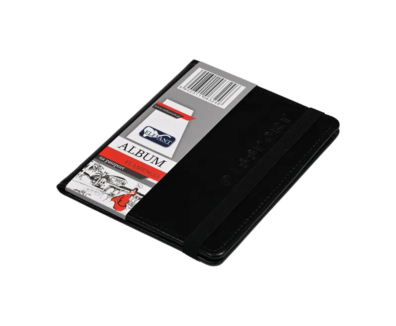 Etui na paszport Flamenco czarny