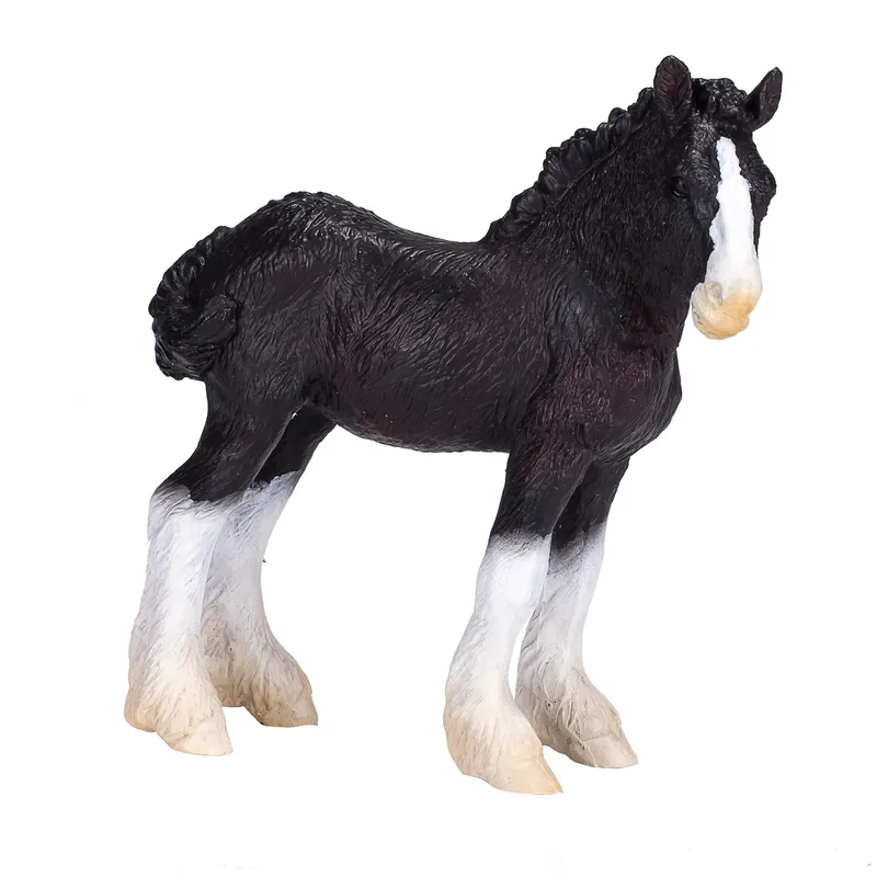 Figurka Koń Shire źrebię, Mojo, kolekcjonerska figurka PVC