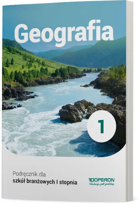 Geografia, podręcznik klasa 1, szkoła branżowa, OPERON