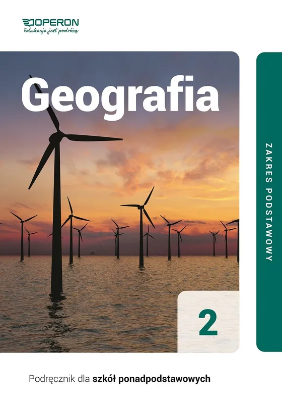 Geografia podręcznik 2 liceum i technikum zakres podstawowy OPERON