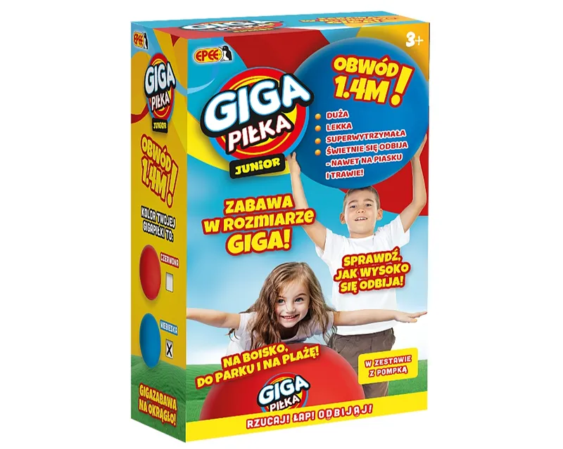 Gigapiłka Junior niebieska EP60400