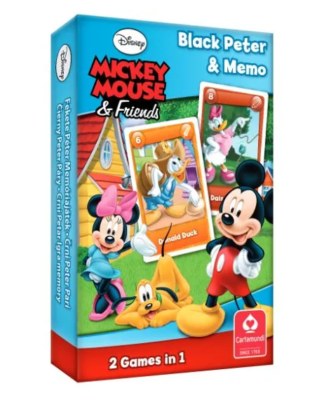 Gra Czarny Piotruś Memo Myszka Mickey