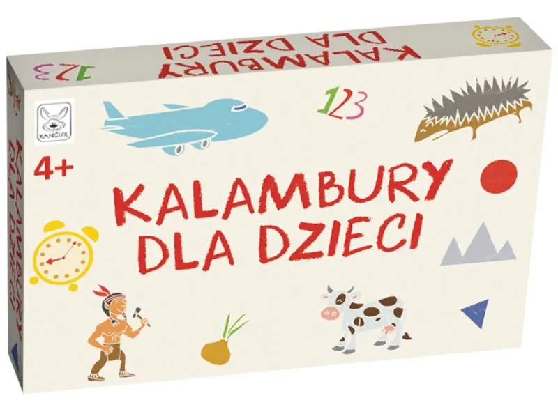 Gra Kalambury dla dzieci, Kangur, gra edukacyjna z kartami