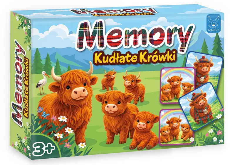 Gra Memory Kudłate Krówki Kangur