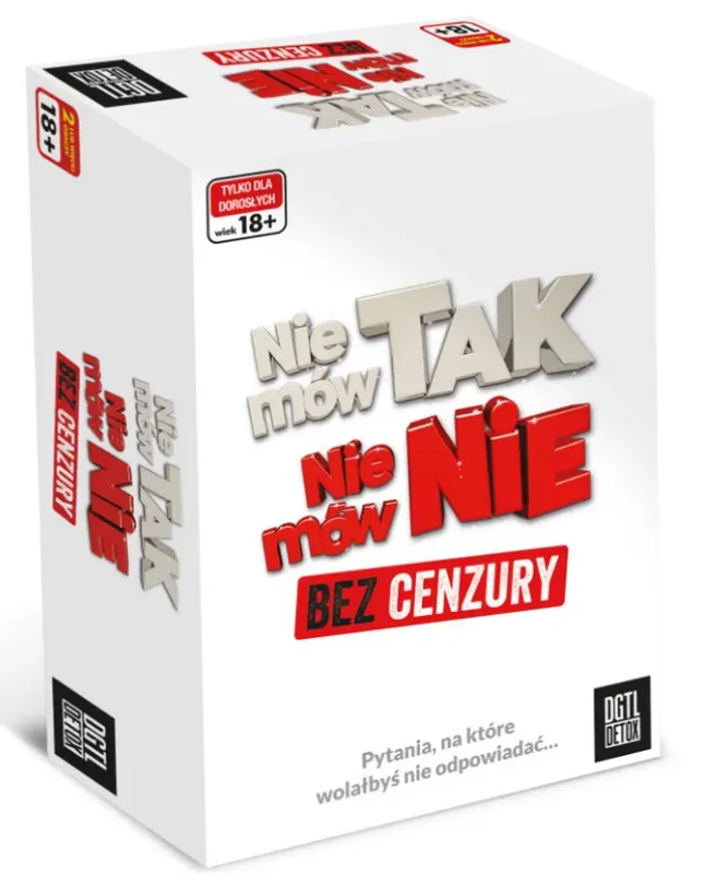 Gra Nie mów TAK Nie mów NIE BEZ CENZURY dla dorosłych EP04120