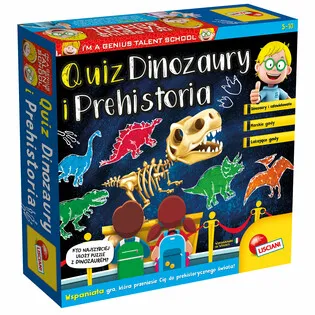 Gra Quiz Dinozaury i prehistoria I'm a genius, Lisciani