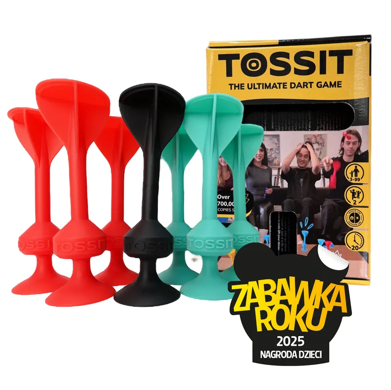 Gra w rzutki TOSSIT zestaw startowy 7 sztuk dla 2 graczy