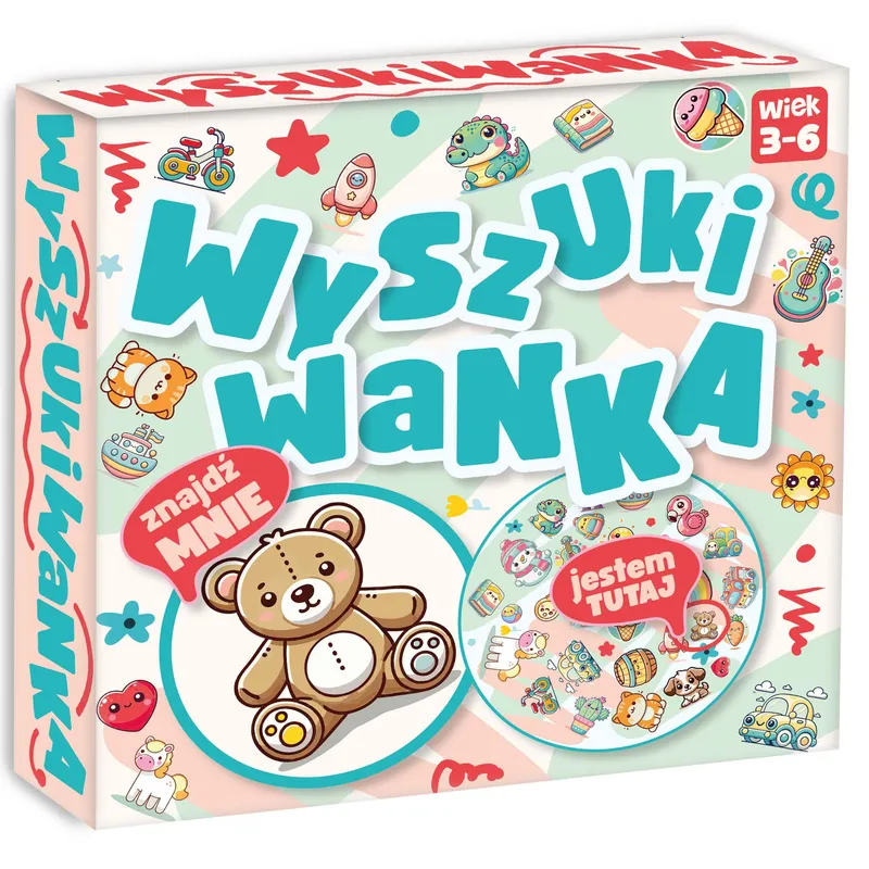 Gra Wyszukiwanka, gra edukacyjna dla dzieci, Kangur