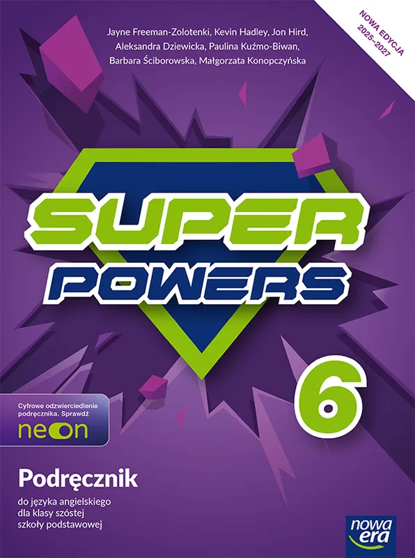Język angielski Super Powers, podręcznik dla klasy 6