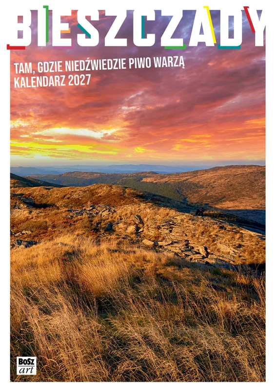 Kalendarz 2027 A3 Bieszczady, fotografie B. Szymanika
