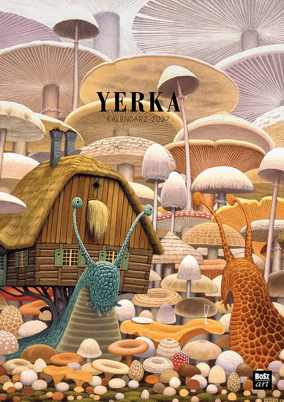 Kalendarz ścienny 2027 Jacek Yerka A3, wzór 2