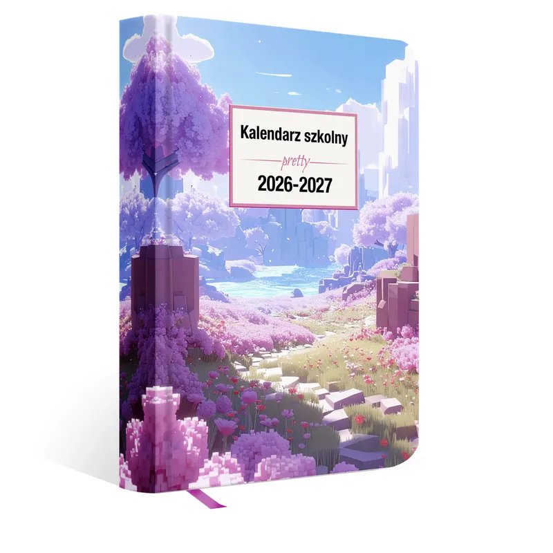 Kalendarz szkolny 2026/2027 PRETTY, książkowy dzienny