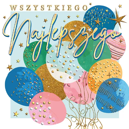 Karnet KW Balony z helem