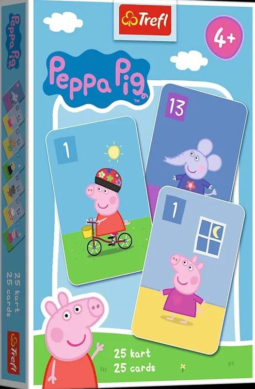 Karty Piotruś Peppa Pig, gra karciana dla dzieci