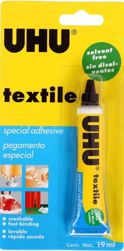 Klej do tekstyliów UHU, 19 ml