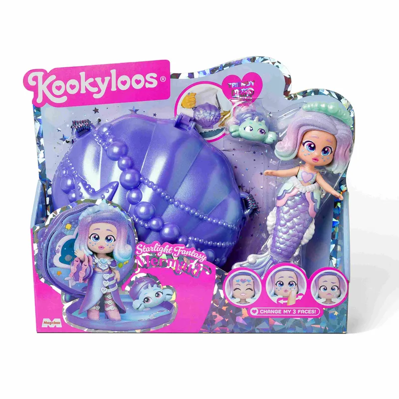 KookyLoos Mermaids Starlight Fantasy, syrenka Magic Box Toys