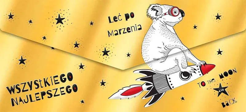 Koperta na pieniądze Odlotowiec
