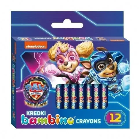 Kredki Bambino Psi Patrol 12 kolorów
