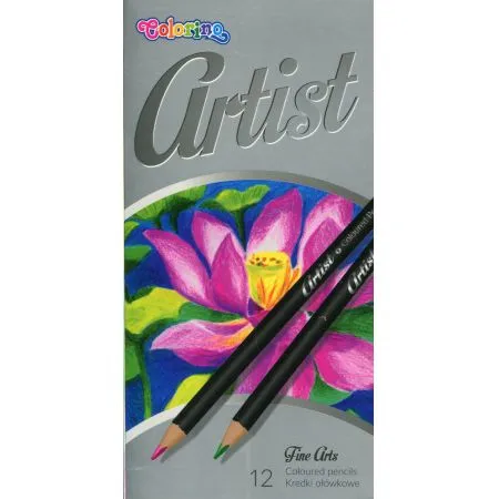 Kredki ołówkowe okrągłe Colorino Artist, 12 kolorów