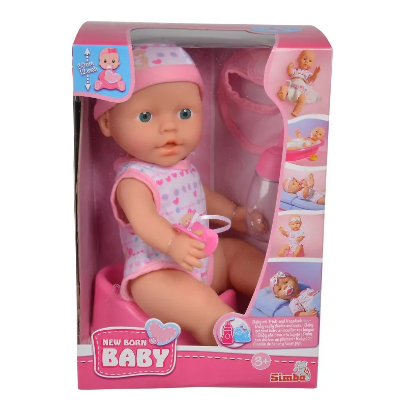 Lalka funkcyjna 30 cm New Born Baby SIMBA