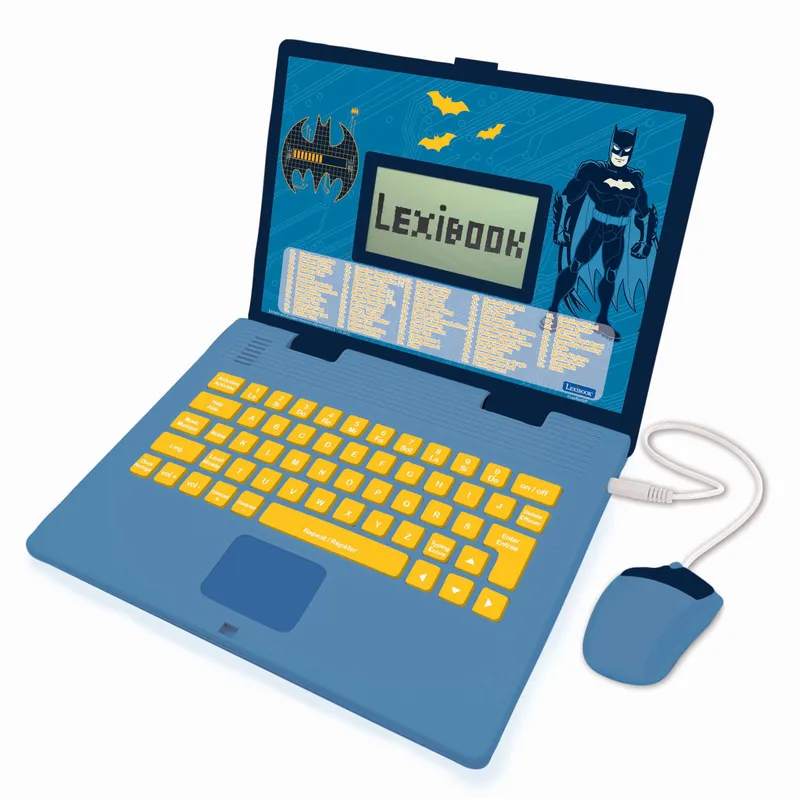 Laptop edukacyjny Batman Lexibook, zabawka edukacyjna z zadaniami