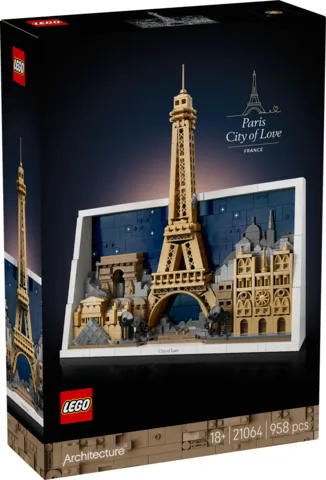 LEGO Architecture Paryż, miasto miłości 21064, 958 el.