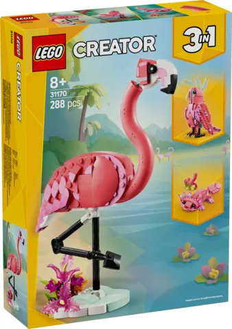 LEGO Creator 3w1 Dzikie zwierzęta Flaming 31170
