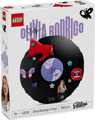 LEGO Editions Płyta winylowa Olivii Rodrigo 43028, klocki LEGO Music
