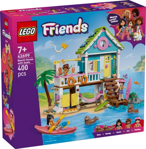 Klocki LEGO Friends Domek na plaży z fokami 42699
