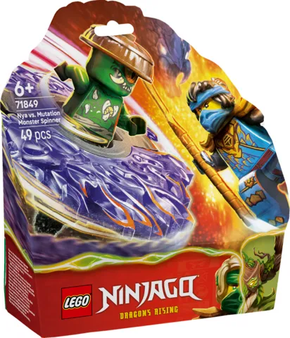 LEGO Ninjago Nya kontra zmutowany potwór na spinnerze 71849